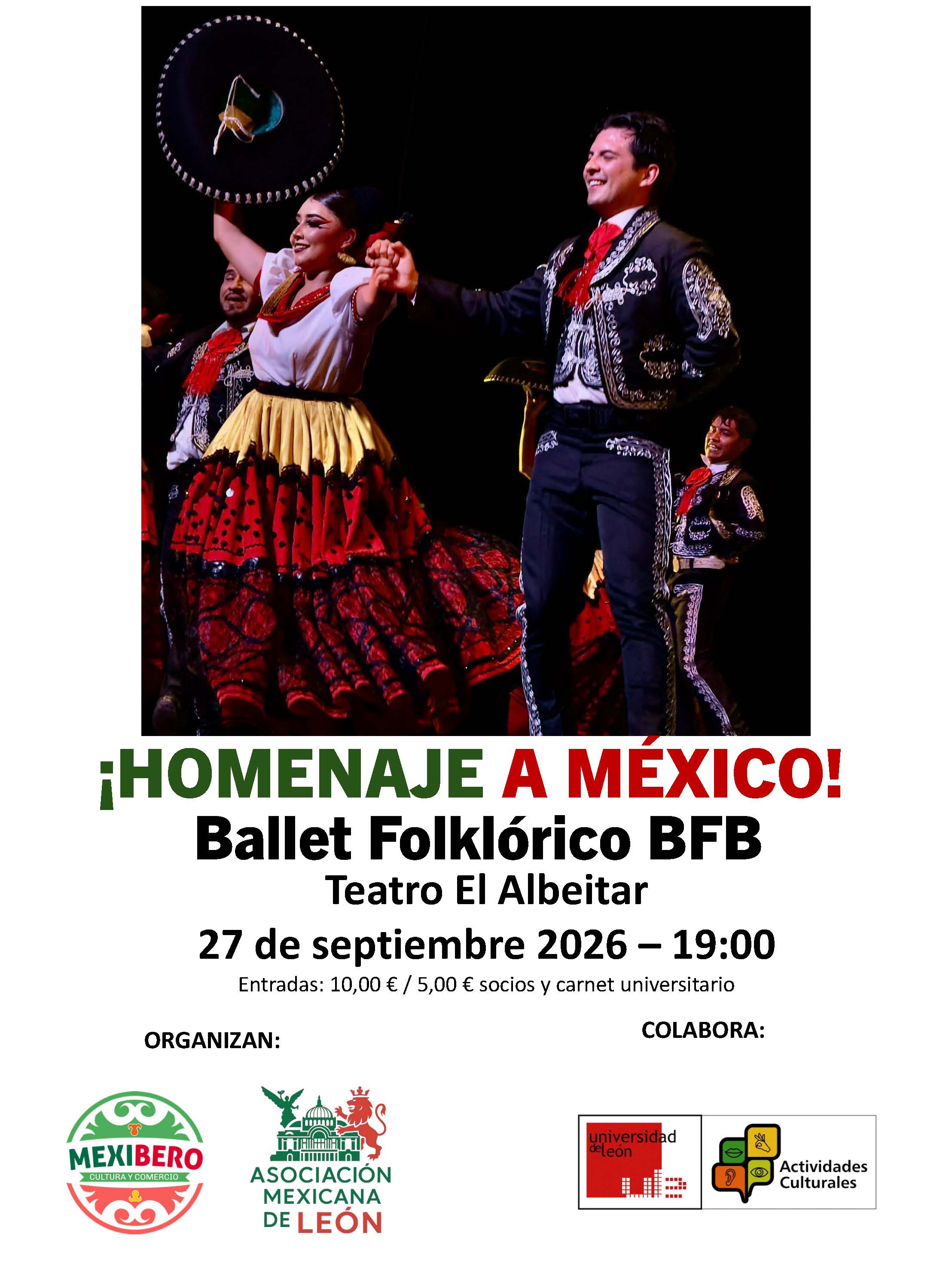 Ballet folklórico de Celaya (Guanajuato, México) presenta: "Homenaje a México"