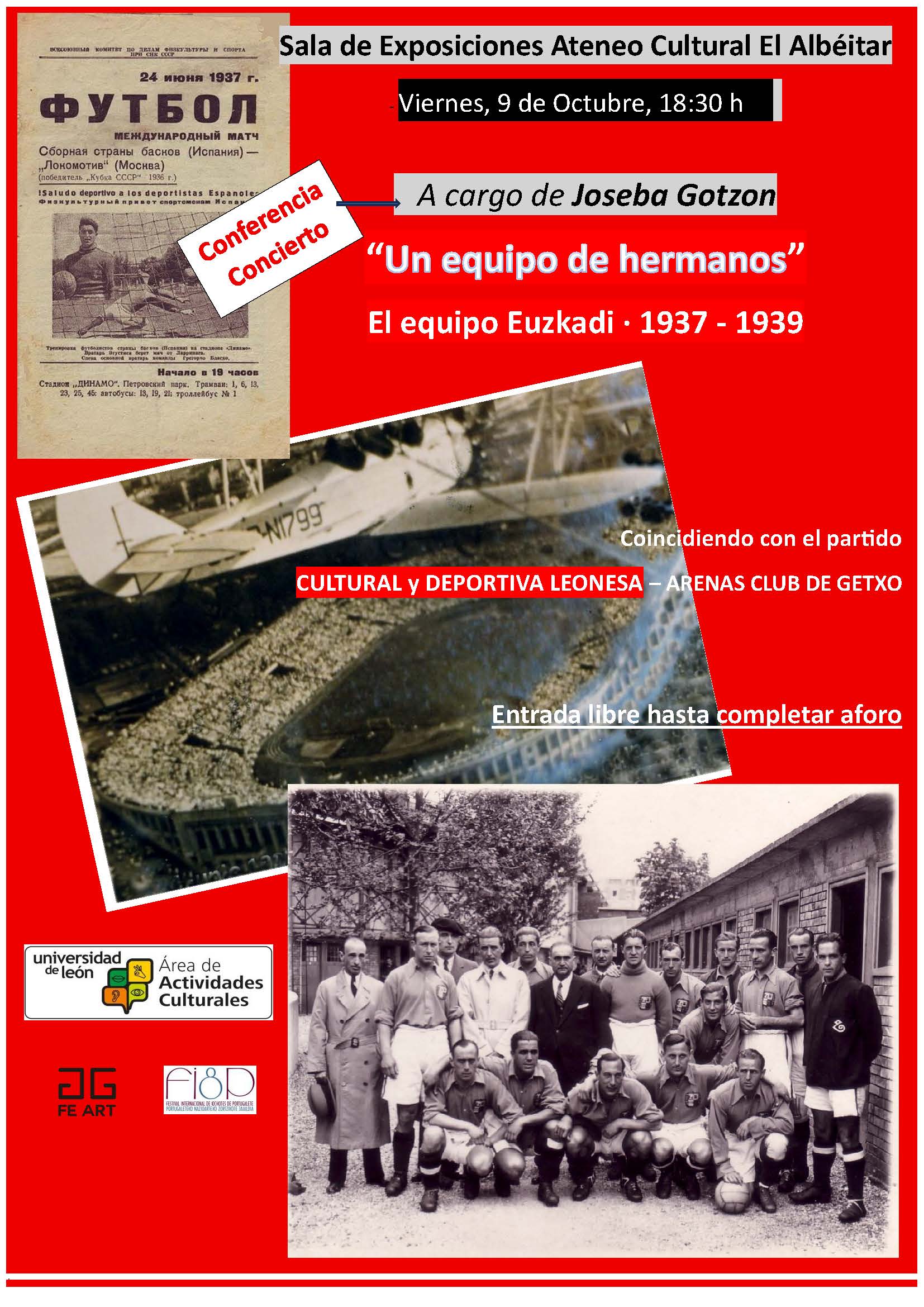 Proyección + Conferencia "Un equipo de hermanos", Joseba Gotzon