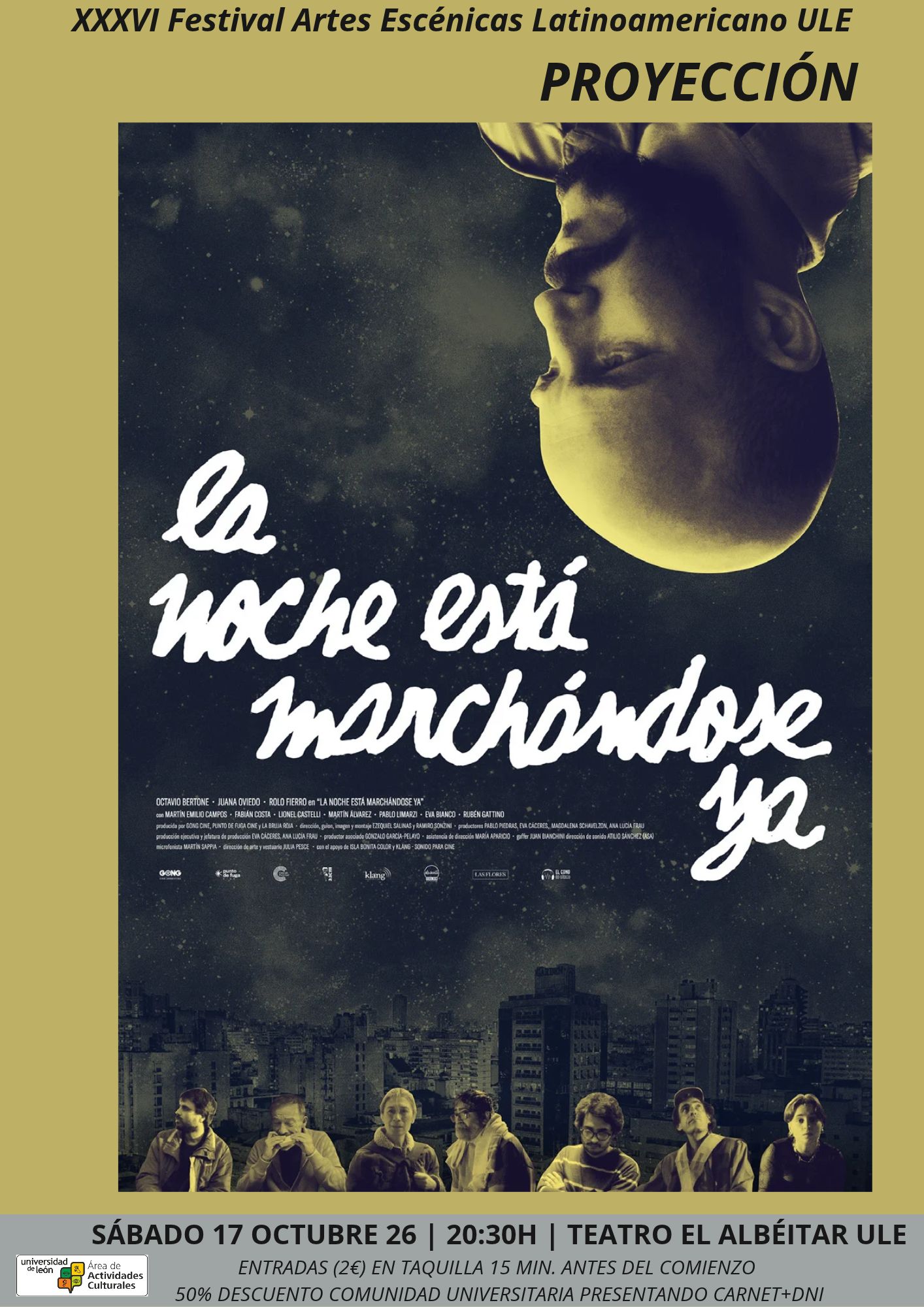 "La noche está marchándose ya" Dir.: Ezequiel Salinas y Ramiro Sonzini